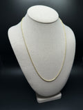 22" 2mm 10K yellow gold rope chain, 3.1g – Ott Family Jewelry (4)