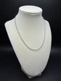 16" 2.5mm 14K white gold cable chain, 5.1g – Ott Family Jewelry (4)