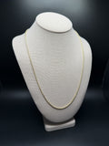 24" 2mm 10K yellow gold rope chain, 3.35g – Ott Family Jewelry (4)