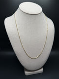 22" 1.1mm 14K yellow gold box chain, 6.02g – Ott Family Jewelry (4)