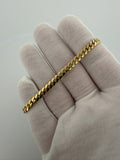 7.5" 5mm 14K yellow gold Cuban bracelet, 15.8g – Ott Family Jewelry (5)