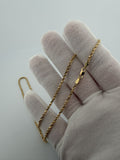 18" 2mm 10K yellow gold rope chain, 2.72g – Ott Family Jewelry (5)
