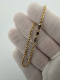 7" 2.5mm 10K yellow gold rope bracelet, 1.4g – Ott Family Jewelry (5)