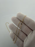 18" 2mm 14K yellow gold paperclip chain, 3.03g – Ott Family Jewelry (5)