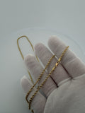 26" 2.5mm 10K yellow gold rope chain, 4.13g – Ott Family Jewelry (5)