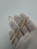22" 2mm 10K yellow gold rope chain, 3.15g – Ott Family Jewelry (6)