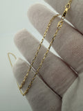 18" 2mm 14K yellow gold paperclip chain, 3.03g – Ott Family Jewelry (6)