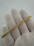 8.25" 4.5mm 14K yellow gold rounded box bracelet, 8.5g – Ott Family Jewelry (6)