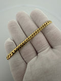 7.5" 5mm 14K yellow gold Cuban bracelet, 15.8g – Ott Family Jewelry (6)