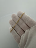 7" 2.5mm 10K yellow gold rope bracelet, 1.4g – Ott Family Jewelry (6)