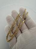 16" 3mm 10K yellow gold rope chain, 3.6g – Ott Family Jewelry (7)
