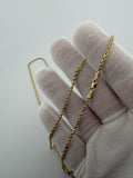 24" 2mm 10K yellow gold rope chain, 3.35g – Ott Family Jewelry (7)
