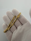 7.5" 5mm 14K yellow gold Cuban bracelet, 15.8g – Ott Family Jewelry (7)