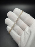 7" 14k yellow gold fancy shape lab diamond tennis bracelet, 4.59ctw E-F VVS-VS, 5.52g – Ott Family Jewelry (8)