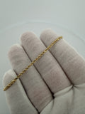 7" 2.5mm 10K yellow gold rope bracelet, 1.4g – Ott Family Jewelry (8)