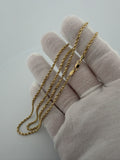 22" 2mm 10K yellow gold rope chain, 2.9g – Ott Family Jewelry (8)