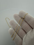 18" 2mm 14K yellow gold paperclip chain, 3.03g – Ott Family Jewelry (8)