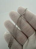 16" 2.5mm 14K white gold cable chain, 5.1g – Ott Family Jewelry (8)