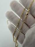 22" 2mm 10K yellow gold rope chain, 3.1g – Ott Family Jewelry (9)