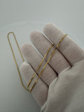 22" 1.1mm 14K yellow gold box chain, 6.02g – Ott Family Jewelry (9)