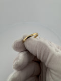 Size 13 14k Yellow Gold Band 3mm 3.13g