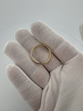 Size 13 14k Yellow Gold Band 3mm 3.13g
