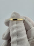 Size 13 14k Yellow Gold Band 3mm 3.13g