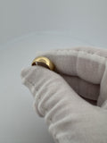 Size 6.5 14k Yellow Gold Band 6mm 5.12g