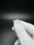 Size 7 Silver 1.07ctw E-F VVS Lab Diamond Eternity Ring 1.9g