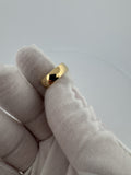 Size 6.5 14k Yellow Gold Band 6mm 5.12g