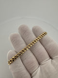 7.25" 14k Yellow Gold Cuban 5.5mm 7.1g