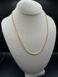 20" 14k Yellow Gold Franco 2.5mm 19.0g