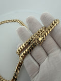 Remaining Balance — 24" 10k Yellow Gold Handmade Miami Cuban 8mm 111.05g