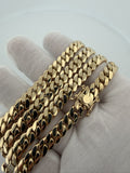 Remaining Balance — 24" 10k Yellow Gold Handmade Miami Cuban 8mm 111.05g