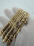 Remaining Balance — 24" 10k Yellow Gold Handmade Miami Cuban 8mm 111.05g