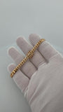 Custom 8" 18K Yellow Gold Handmade Cuban Link Bracelet 6mm 29.44g — Remaining Balance (Sergio Pineda, Order #2675)