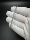 T18 — 7" 14k White Gold 5ctw+ F VS1 Lab Diamond Tennis Bracelet Bundle