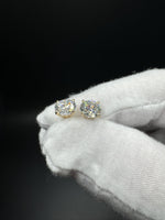 14k Yellow Gold 3ctw VS/VVS Lab Diamond Studs