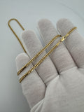 18" 14k Yellow Gold Cuban 2.5mm 10.0g