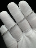 7.5" 14k White Gold 1.5ctw E VS1 Lab Diamond Tennis Bracelet 7.1g