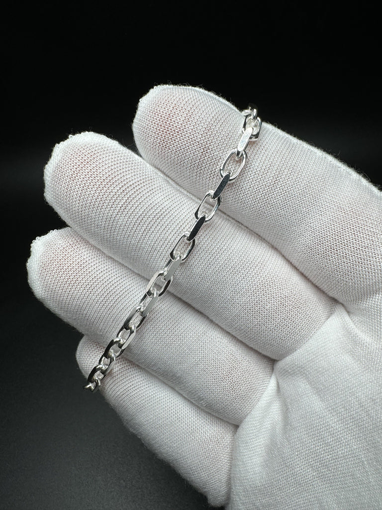 3.5mm 925 Silver Heavy Anchor Link Chain | Ott Family Jewelry