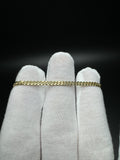 5.5" 10k Yellow Gold Cuban 3mm 3.8g
