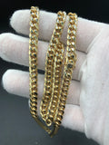 24” Miami Cuban 6.8mm 10k Yellow Gold box lock