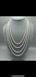 4.4mm Silver Rope Chain Diamond Cut