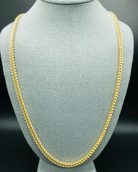 26” Franco 4.5mm 10k Yellow Gold